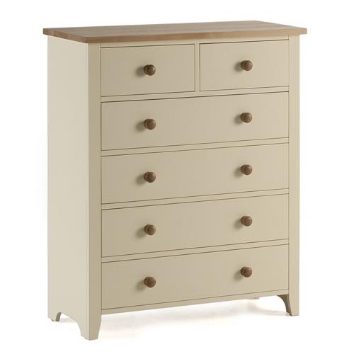Camden Two Tone 2 Over 4 Deep Chest Of Drawers